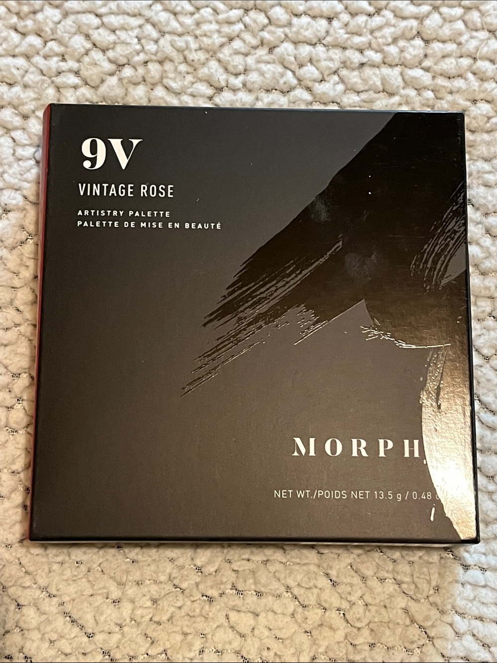 Morphe 9V Vintage Rose Eyeshadow Palette - Black & Red Packaging